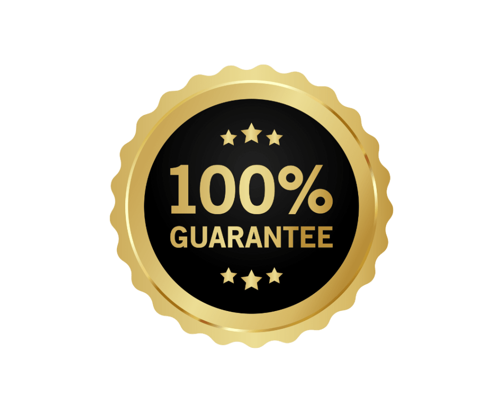 Satisfaction guarantee badge icon